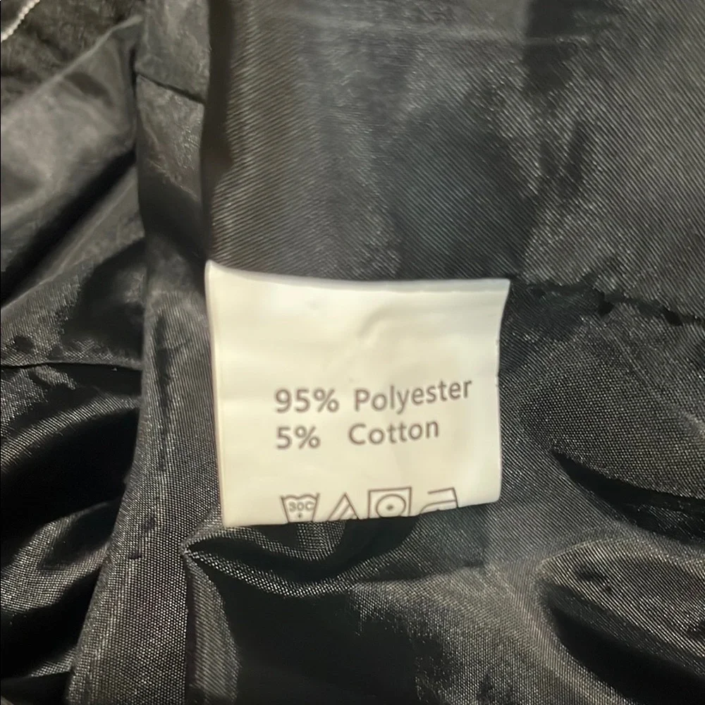 Black and Gray Pinstripe Blazer,‎ size medium